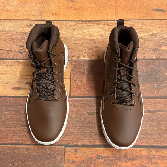 Timberland Men's Allston Brown Mid Full Grain Sneaker Boots - Picture 3 of 6